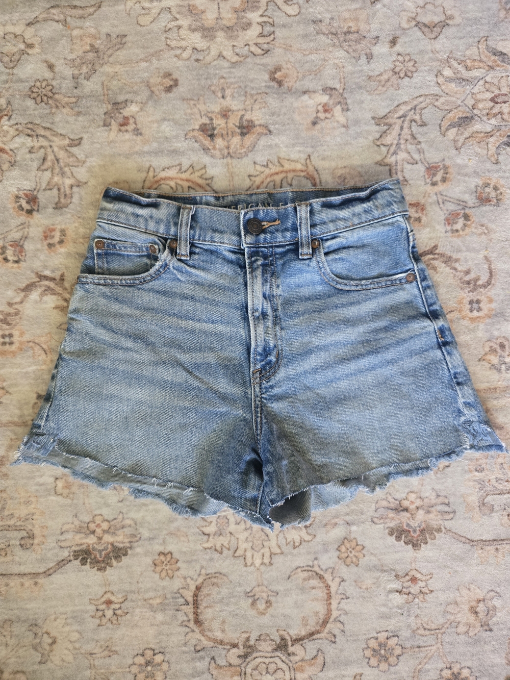American Eagle High Rise 90's Boyfriend Short, Boho, Festival, Beach, Classic, 0